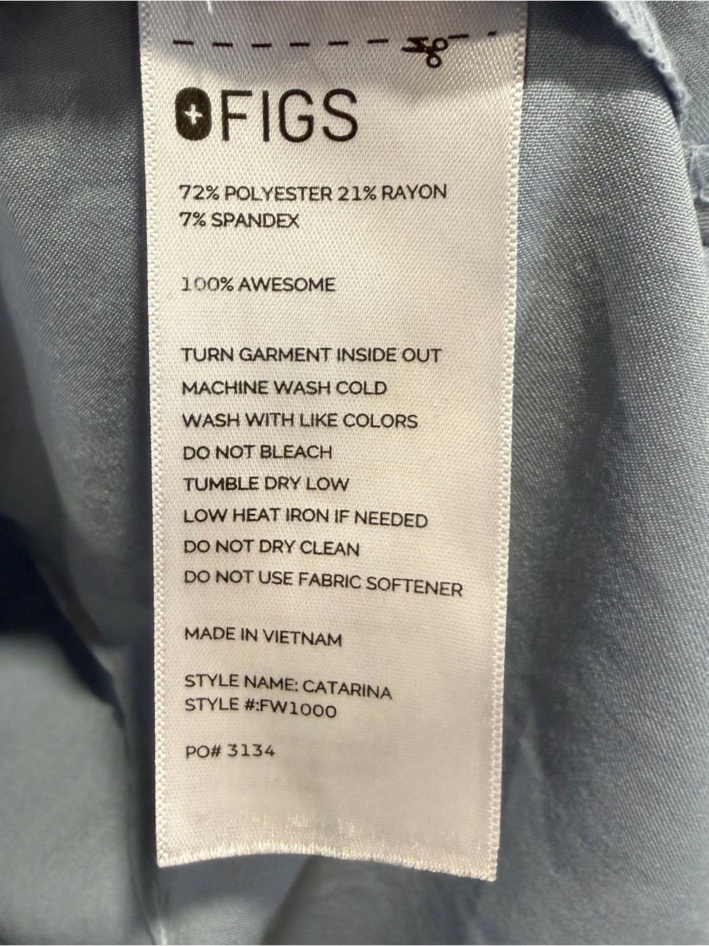 FIGS Catarina One Pocket Scrub Top S - Picture 5 of 5